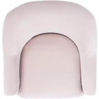 Fauteuil d'appoint en velours avec pieds dorés et accoudoirs arrondis, 125 kg