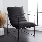 Fauteuil d'appoint capitonné