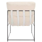 Fauteuil d'appoint capitonné
