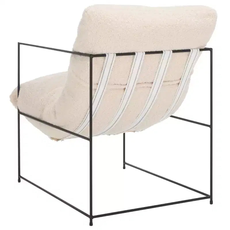 Fauteuil d'appoint capitonné