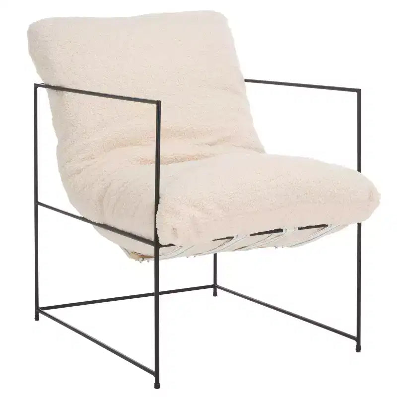 Fauteuil d'appoint capitonné