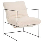 Fauteuil d'appoint capitonné