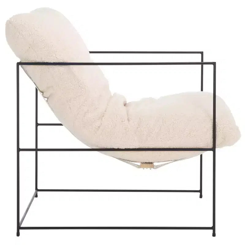 Fauteuil d'appoint capitonné