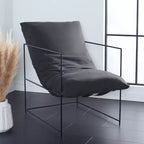 Fauteuil d'appoint capitonné