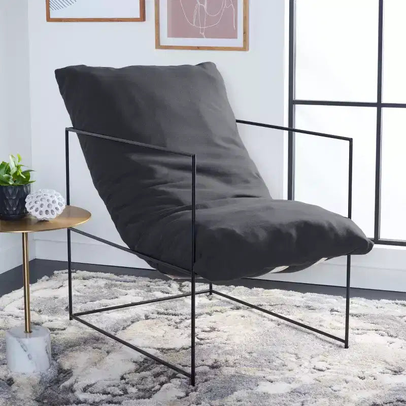 Fauteuil d'appoint capitonné