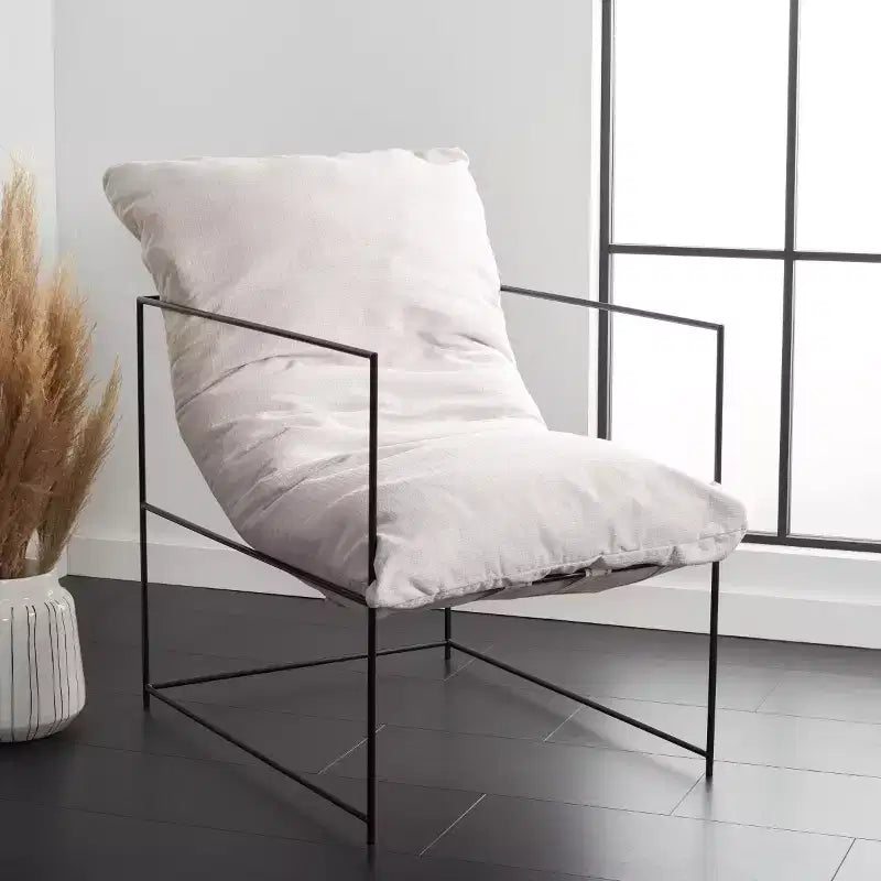 Fauteuil d'appoint capitonné