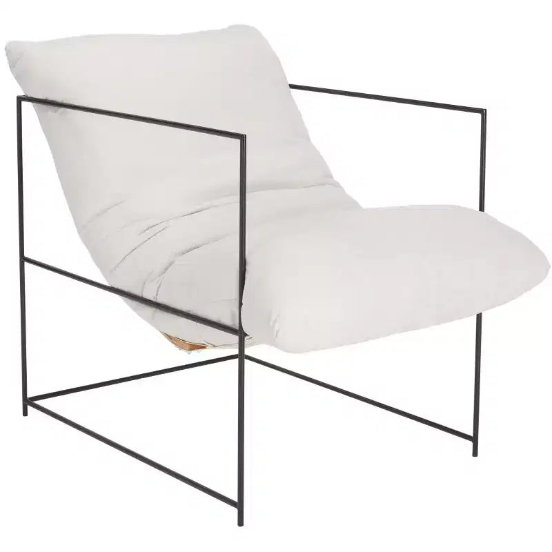 Fauteuil d'appoint capitonné