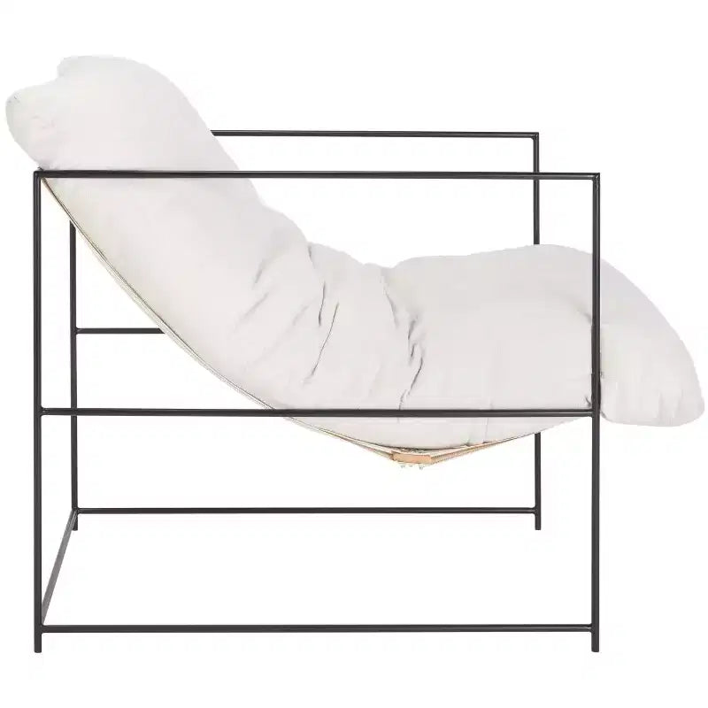 Fauteuil d'appoint capitonné