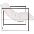 Fauteuil d'appoint capitonné