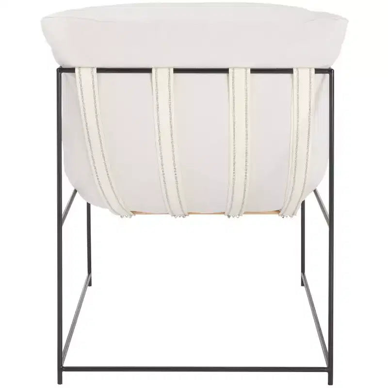 Fauteuil d'appoint capitonné