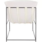 Fauteuil d'appoint capitonné