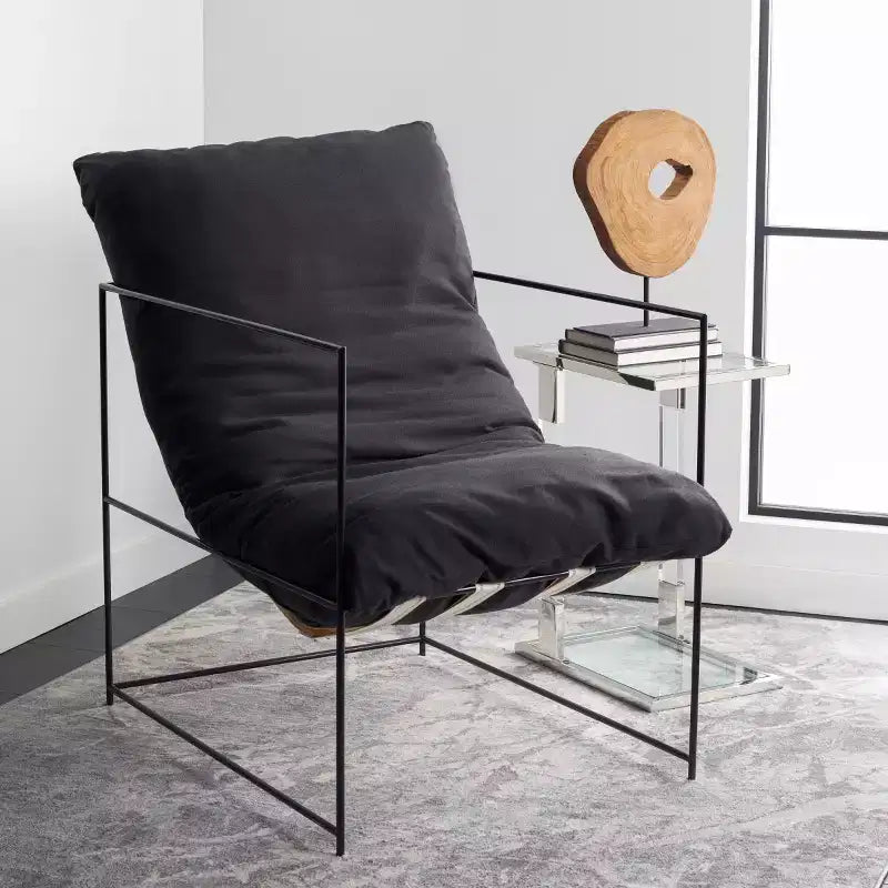 Fauteuil d'appoint capitonné