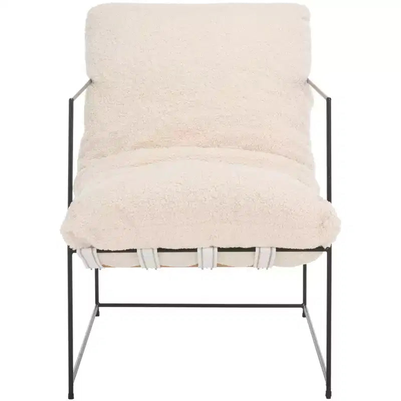 Fauteuil d'appoint capitonné