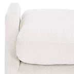 Banc rembourré avec coussin capitonné et pieds en métal doré
