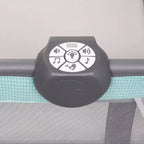 Parc de jeu avec berceau à bascule, nacelle et table à langer