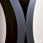 Console moderne, Design aux formes exquises, Cadre en métal avec patins réglables pour entrée