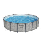 Piscine hors sol ronde Bestway Steel Pro MAX avec pompe et bâche