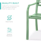 Banc d'extérieur en acier Best Choice Products, mobilier de jardin pour terrasse ou porche avec dossier à motif floral