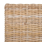 SAFAVIEH Karyl Chaise de salle à manger en osier naturel inachevé (lot de 2) - 18,5 x 18,5 x 38,1 - 19Lx19Px38H