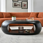 Table basse ovale moderne
