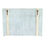 40 Armoire haute de rangement à 4 portes en bois recyclé et métal avec portes vitrées, marron