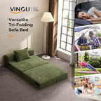 VINGLI Canapé-lit futon Canapé convertible Fauteuil-lit Canapé de sol Lit simple Petit canapé Matelas pliant Canapés