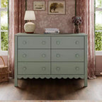 Commode à 6 tiroirs Scallop