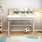 Bureau d'enfant Table d'enfant Bureau d'ordinateur en bois avec étagère - S.O.